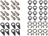 Header Bolt - Locking - 8 mm x 1.25 Thread - 25 mm Long - Hex Head - Steel - Nickel Plated - Ford Modular 2005-15 - Set of 16 thumbnail 1