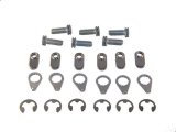 Collector Bolt - Locking - 3/8-16 in Thread - 1 in Long - Hex Head - Steel - Nickel Plated - Set of 6 thumbnail 1