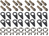 Header Bolt - Locking - 3/8-16 in Thread - 1 in Long - Hex Head - Stainless - Natural - Various Applications - Set of 16 thumbnail 1