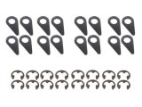 Locking Clips - C-Clips / Locks - 3/4 in Diameter - Steel - Zinc Oxide - Set of 16 thumbnail 1