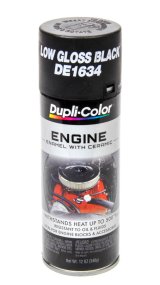 Paint - Dupli-Color - Engine - High Temperature - Enamel - Satin Black - 12 oz Aerosol - Each thumbnail 1