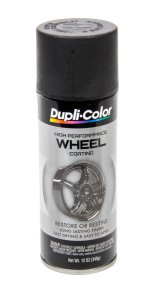 Paint - Dupli-Color High Performance - Wheel Coating - Acrylic Enamel - Satin Black - 12 oz Aerosol - Each thumbnail 1