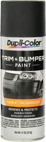 Paint - Dupli-Color - Trim and Bumper Paint - Lacquer - Black - 12 oz Aerosol - Each thumbnail 1