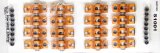 Rocker Arm - Original - 7/16 in Stud Mount - 1.60 Ratio - Full Roller - Aluminum - Orange Anodized - Small Block Chevy - Set of 16 thumbnail 1