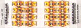 Rocker Arm - Original - 7/16 in Stud Mount - 1.60 Ratio - 0.150 in Offset - Full Roller - Aluminum - Orange Anodized - Small Block Chevy - Set of 16 thumbnail 1