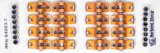Rocker Arm - Original - 7/16 in Stud Mount - 1.60 Ratio - Full Roller - Aluminum - Orange Anodized - Small Block Ford - Set of 16 thumbnail 1