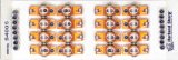 Rocker Arm - Original - 7/16 in Stud Mount - 1.73 Ratio - Full Roller - Aluminum - Orange Anodized - Big Block Ford / Ford Cleveland / Modified - Set of 16 thumbnail 1