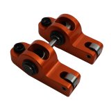 Rocker Arm - Original - Pedestal Mount - 1.60 Ratio - Full Roller - Aluminum - Orange Anodized - AMC / Jeep Inline-6 - Set of 12 thumbnail 1