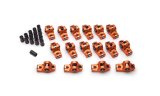 Rocker Arm - Original - 7/16 in Stud Mount - 1.60 Ratio - Full Roller - Aluminum - Orange Anodized - Small Block Ford - Set of 16 thumbnail 1