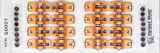 Rocker Arm - Original - 7/16 in Stud Mount - 1.5 Ratio - Full Roller - Aluminum - Orange Anodized - Pontiac V8 - Set of 16 thumbnail 1