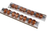 Rocker Arm - Heavy Duty - Shaft Mount - 1.50 Ratio - Roller Tip - Aluminum - Orange Anodized - Small Block Mopar - Kit thumbnail 1