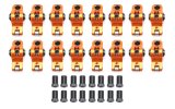 Rocker Arm - Original - 3/8 in Stud Mount - 1.50 Ratio - Full Roller - Aluminum - Orange Anodized - Small Block Chevy - Set of 16 thumbnail 1