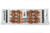Rocker Arm - Race Series - 8 mm Pedestal Mount - 1.70 Ratio - Full Roller - Aluminum - Orange Anodized - GM LS-Series - Set of 16 thumbnail 1