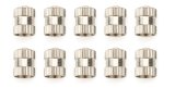 Valve Stem Cap - Stainless - Natural - Set of 10 thumbnail 1