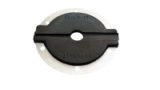 Firewall Grommet - 1 Split Hole - 3 in OD - 0.5 in ID - 0.175 in Thick - Flat - Aluminum / Rubber - Black / Natural - Each thumbnail 1