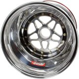 Wheel - 15 x 15 in - 6.000 in Backspace - 42 Spline - Inner Beadlock - Aluminum - Polished - Each thumbnail 1