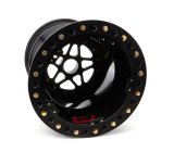 Wheel - 15 x 18 in - 6.000 in Backspace - 42 Spline - Beadlock - Aluminum - Black Anodized - Each thumbnail 1