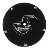 Wheel Cover - Aluminum - Black Anodized - 15 in Wheels - Sprint Car - Each thumbnail 1