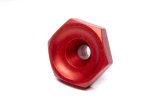 King Pin Cap - 1/2-20 in Thread - Aluminum - Red Anodized - Each thumbnail 1