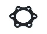 Wheel Spacer - 6 x 5.00 in Bolt Pattern - 0.25 in Thick - Aluminum - Black Anodized - Each thumbnail 1
