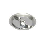 Air Cleaner Nut - Low Profile - 1/4-20 in Thread - Cast Zinc - Chrome - Each thumbnail 1