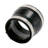 Air Induction Hose - 3.5 to 3 in Diameter Reducer - 3 in Long - Clamps Included - Plastic - Black - Each thumbnail 1