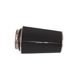 Air Filter Element - Clamp-On - Conical - 6 in Base - 4.75 in Top Diameter - 8.75 in Tall - 3 / 3.5 / 4 in Flange - Non-Woven Synthetic - Black - Universal - Each thumbnail 1