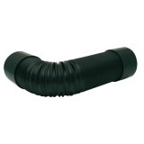 Air Induction Hose - 4 in Diameter - 41 in Long - Two Silicone Couplers Included - Plastic - Black - Each thumbnail 1