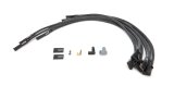 Spark Plug Wire Set - High Performance - Spiral Core - 10 mm - Black - Straight Plug Boots - HEI Style - Over Valve Covers - Small Block Chevy - Kit thumbnail 1
