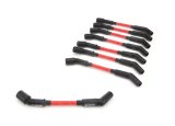 Spark Plug Wire Set - High Performance - Spiral Core - 10 mm - Red - 135 Degree Plug Boots - Coil Pack Style - GM LS-Series - Kit thumbnail 1
