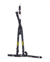Harness - QuickFit - 4 Point - Driver Side - Buckle - DOT Approved - Pull Down Adjust - Bolt-In - Black - Ford Mustang 2005-16 - Kit thumbnail 1