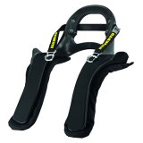 Head and Neck Support - SHR SS XLT - FIA Approved - Sliding Post Tether - 20 Degree Angle - Carbon Fiber - Medium - Kit thumbnail 1