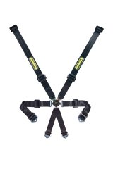 Harness - Profi 2x2 - 6 Point - Camlock - SFI 16.1 - Pull Down Adjust - Wrap Around - Individual Harness - HANS Ready - Black - Kit thumbnail 1