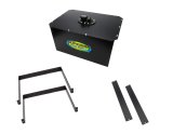 Fuel Cell and Can - 22 gal - 17.072 in Deep x 25.072 in Wide - 10 AN Male Outlet - 8 AN Male Return - 6 AN Rollover Valve - Steel - Black Powder Coat - Each thumbnail 1