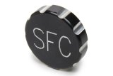 Fuel Cell Filler Cap - Screw-On - Aluminum - Black Anodized - Superior Fuel Cells - Each thumbnail 1