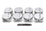 Piston - 350 Flat Top - Forged - 4.030 in Bore - 1/16 x 1/16 x 3/16 in Ring Grooves - Minus 5.00 cc - Small Block Chevy - Set of 8 thumbnail 1