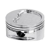 Piston - 350 Inverted Dome - Forged - 4.040 in Bore - 1/16 x 1/16 x 3/16 in Ring Grooves - Minus 16.00 cc - Small Block Chevy - Set of 8 thumbnail 1