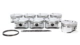 Piston - Windsor Flat Top - Forged - 4.030 in Bore - 1/16 x 1/16 x 3/16 in Ring Grooves - Minus 5.00 cc - Small Block Ford - Set of 8 thumbnail 1