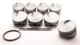 Piston - Flat Top - Forged - 4.280 in Bore - 1/16 x 1/16 x 3/16 in Ring Grooves - Minus 3.00 cc - Big Block Chevy - Set of 8 thumbnail 1
