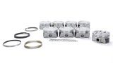 Piston and Ring - GM Performance 4 Valve Dish - 4.005 in Bore - 1.2 mm x 1.5 mm x 3.0 mm Ring Grooves - Minus 10.00 cc - Small Block Chevy - Kit thumbnail 1