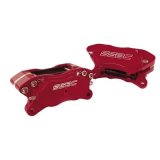 Brake Caliper - Comp R Quick Change - Front - 4 Pistons - Aluminum - Clear Anodized - 0.812 in Thick Rotor - 5.250 in Lug Mount - Each thumbnail 1