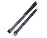 Seat Belt - Lap - Airplane Lift Buckle - Bolt-In - Floor Mount - Polyester - Black - Each thumbnail 1