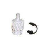 Speedometer Gear - Driven - 23 Tooth - Retaining Clip Included - Plastic - White - Tremec T5 / T45 - Each thumbnail 1