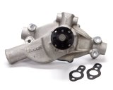 Water Pump - Mechanical - Stage 3 Racing Series - 3/4 in Pilot - Short Design - Aluminum - Natural - Small Block Chevy - Each thumbnail 1