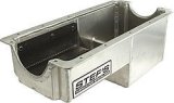 Engine Oil Pan Kit - Drag - Rear Sump - 6 qt - 8 in Deep - Hardware / Pickup Included - Aluminum - Natural - 2-Piece Seal - Iron Eagle - Small Block Chevy - Kit thumbnail 1