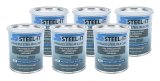 Paint - Stainless Steel in a Can - Urethane - Weldable - Non-Corrosive - Charcoal - 1 qt Can - Set of 6 thumbnail 1