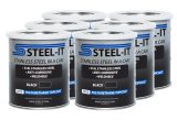 Paint - Stainless Steel in a Can - Urethane - Weldable - Non-Corrosive - Black - 1 qt Can - Set of 6 thumbnail 1