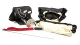 Drag Parachute - Pro Stock - 180-200 MPH - Spring Launcher - Nylon Pack / Pilot Parachute - Black - Kit thumbnail 1