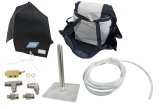 Drag Parachute - Pro Stock - 180-200 MPH - Air Launcher - Nylon Pack / Pilot Parachute - Black - Kit thumbnail 1