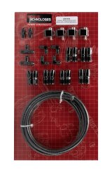 Steam Vent Kit - Fitting / Hardware / Hose - 4 Corner - Black - GM LS-Series - Kit thumbnail 1